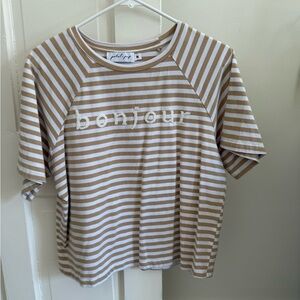 Petal & Pup Bonjour Tee